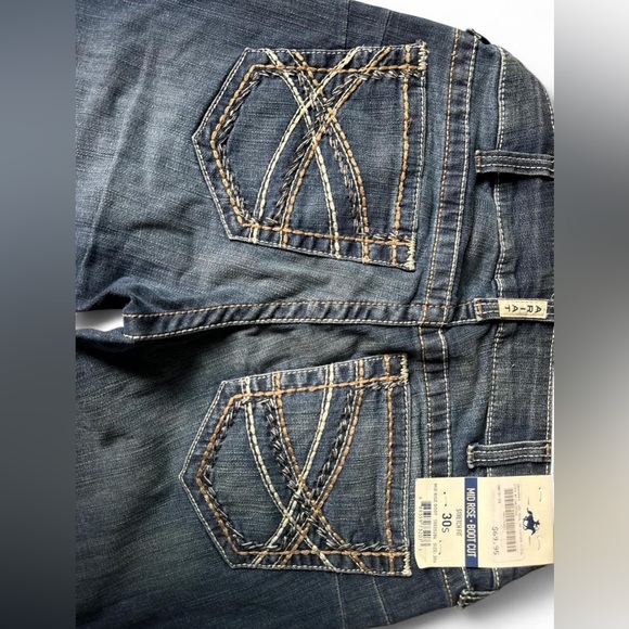 NWT Ariat Mid Rise Denim Jeans - Picture 7 of 8